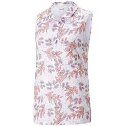 PUMA Women&apos;s CLOUDSPUN Flora Sleeveless Golf Polo