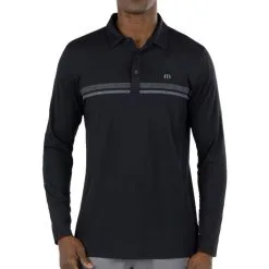 TravisMathew Men&apos;s Heater 2.0 Long Sleeve Polo
