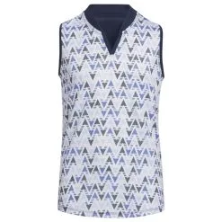 Adidas Girls&apos; HEAT.RDY Printed Sleeveless Polo