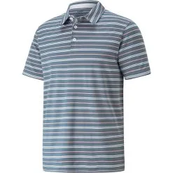 PUMA Men&apos;s MATTR Striper Golf Polo