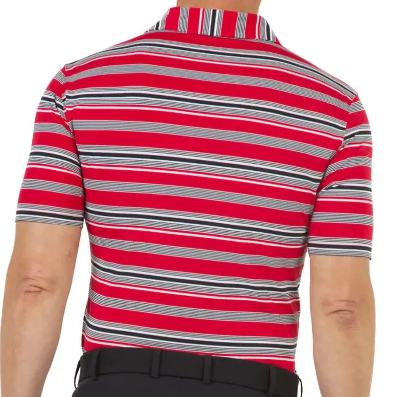 IBKUL Men's Coastal Stripe Polo - Modern Fit - Image 2