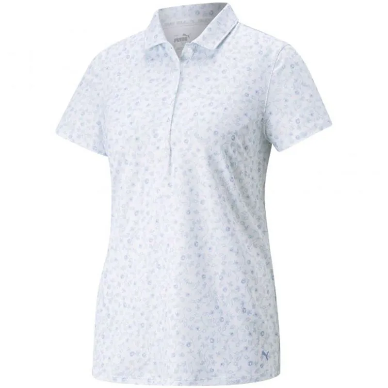 PUMA Women's MATTR Fancy Plants Golf Polo