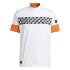 Adidas Men&apos;s Adicross Checkered Mock Neck Polo